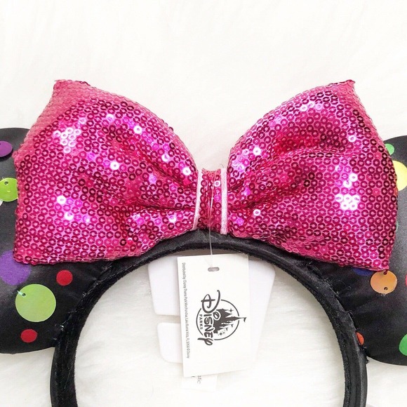 Disney Parks Minnie Mouse Rock The Dots Ears - Picture 2 of 8